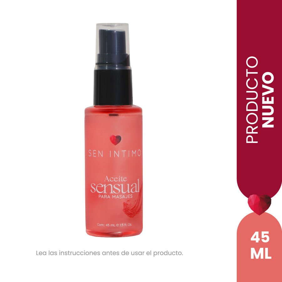 Aceite sensual efecto calor