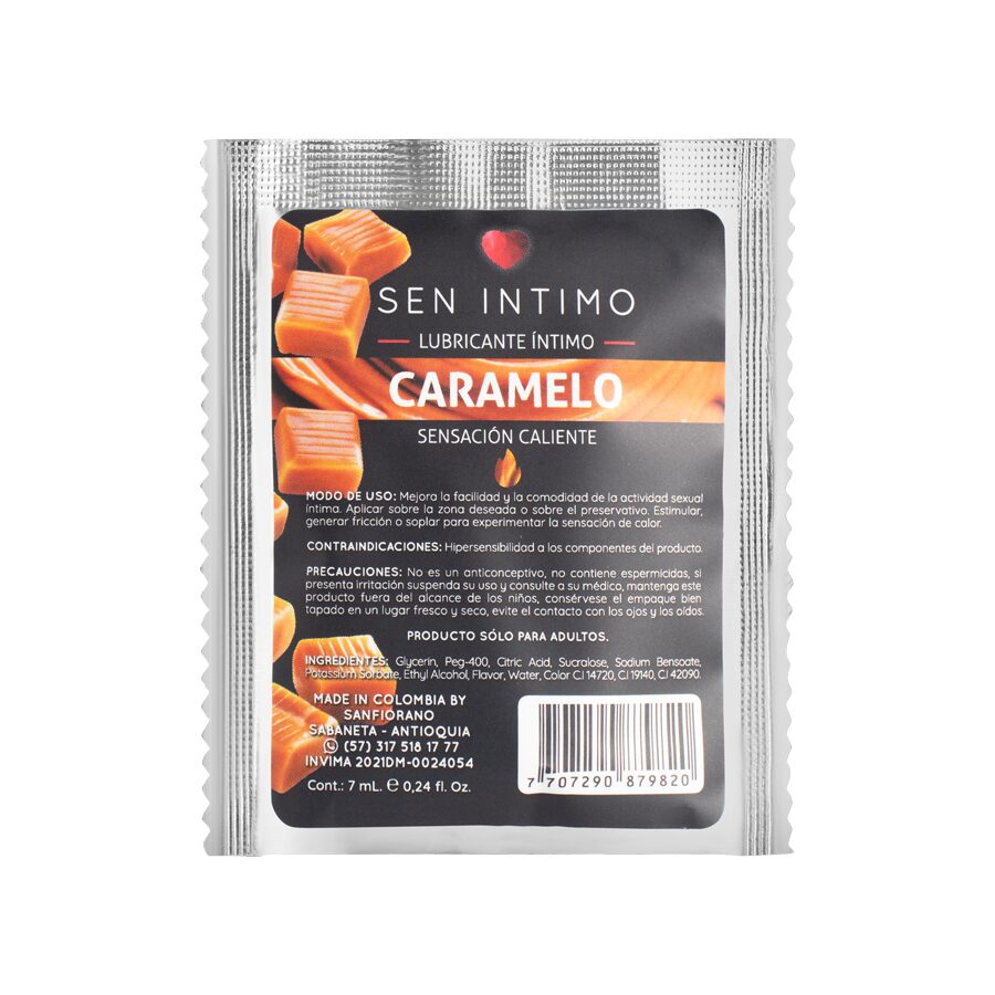 Caliente caramelo Sachet 7 ml
